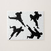 トレンディーモダン空手/テコンドー ジグソーパズル (横)