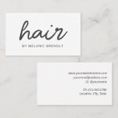 トレンディーモダン美容師名刺 名刺 (正面/裏面)