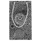 トレンディーモダン花柄 スモールペーパーバッグ (裏面)