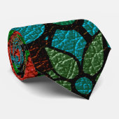 トレンディーモダン花柄#3 ネクタイ (ロール)