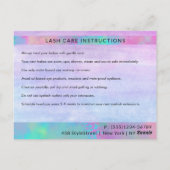 トレンディーモダン虹彩色シックありがとうラッシュ気に ポストカード (裏面)