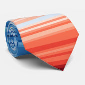 トレンディーモダン誕生日ホリデーギフト気候ストライプ ネクタイ (ロール)