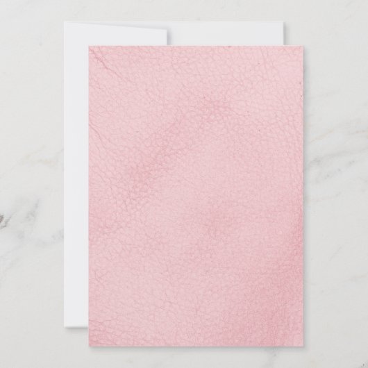 トレンディーモダン赤面フローラベビーシャワー招待状 招待状 (裏面)