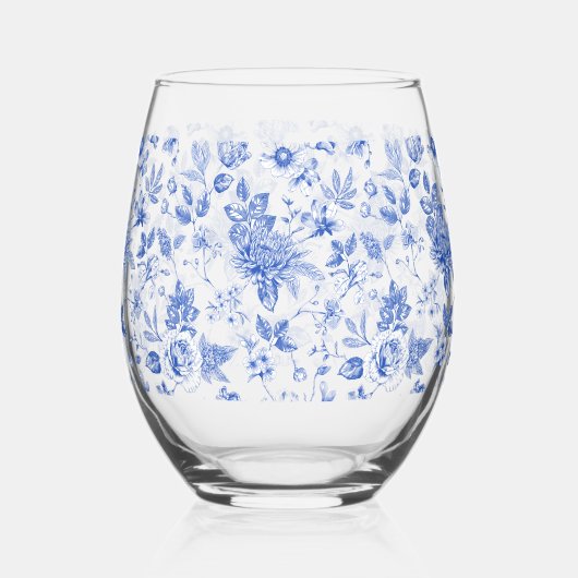 トレンディーモダン青白磁陶磁器 ステムなしワイングラス (左)
