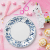 トレンディーモダン青白磁陶磁器 ペーパープレート (パーティー)