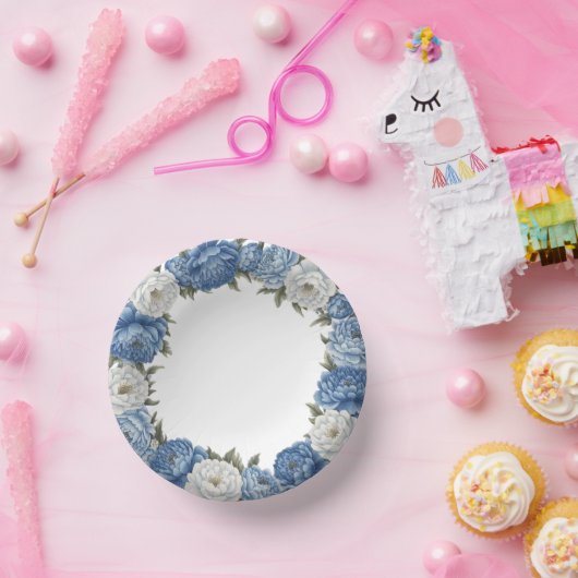 トレンディーモダン青白磁陶磁器 ペーパーボウル (パーティー)