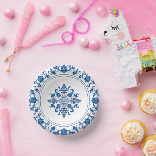 トレンディーモダン青白磁陶磁器 ペーパーボウル (パーティー)