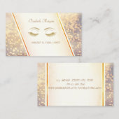 トレンディーモダン、エレガント《写真》ぼけ味、点滅 名刺 (正面/裏面)