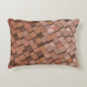 トレンディーモチャムース幾何学的3Dキューブパターンピル アクセントクッション (正面)