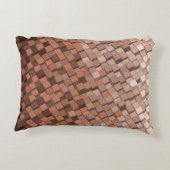 トレンディーモチャムース幾何学的3Dキューブパターンピル アクセントクッション (裏面)