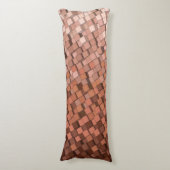 「トレンディーモチャムース幾何学立体3Dキューブ ボディピロー (正面縦)