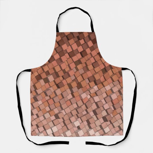 トレンディーモチャムース3Dキューブ エプロン (正面)