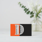 トレンディーモノグラはっきりしたムアーバンジレンマビズプロファイル 名刺 (スタンド正面)