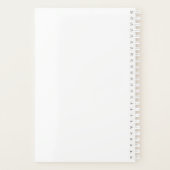 トレンディーモノグラム写真 プランナー手帳 (裏面)