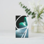 トレンディーモノグラム名刺 名刺 (スタンド正面)