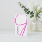 トレンディーモノグラム名刺 名刺 (スタンド正面)