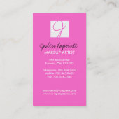 トレンディーモノグラム名刺 名刺 (裏面)