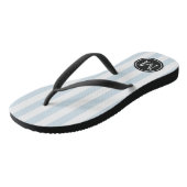 トレンディーモノグラム結婚式の引き出物 |任意の色 ビーチサンダル (アングル)