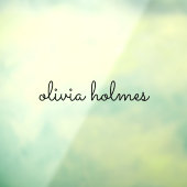 トレンディーモノグラム |黒モダン文字銘板 ウィンドウサイン (シート3)