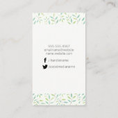 トレンディーモノグラ葉ム/と枝 名刺 (裏面)