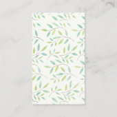 トレンディーモノグラ葉ム/と枝 名刺 (裏面)