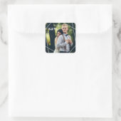 トレンディーモノグ結婚ラム写真 スクエアシール (バッグ)