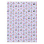 トレンディーユニコーンとフローラクラウン&蝶 テーブルクロス (正面)