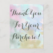 トレンディーユニコーン水の色ありがとう直販 ポストカード (正面)