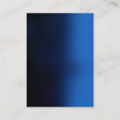 トレンディーユニークの縦文字モノグラム 名刺 (裏面)