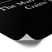 トレンディーユニークやる気を起こさせる自信ライオン ポスター (角)