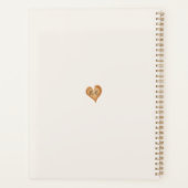 トレンディーユニークウォーター色コーヒー愛好家2026 プランナー手帳 (裏面)