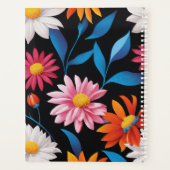 トレンディーユニークカラフルフラワーウィークリーパーソナル2024 プランナー手帳 (裏面)
