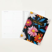 トレンディーユニークカラフルフラワーウィークリーパーソナル2024 プランナー手帳 (ディスプレー)