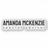 トレンディーユニーククリエイティブミニマルデザイン シール (正面)