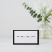 トレンディーユニーククリエイティブミニマルデザイン 名刺 (スタンド正面)