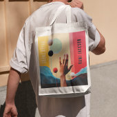 トレンディーユニーククールの抽象芸術名 トートバッグ