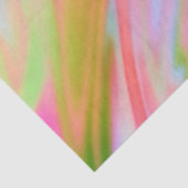 トレンディーユニークピンクブルーグリーン抽象芸術波 薄葉紙 (詳細)