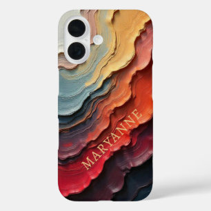 トレンディーユニーク乾絵を描色 iPhone 16ケース