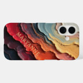 トレンディーユニーク乾絵を描色 Case-Mate iPhoneケース (裏面 (横))
