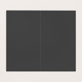 トレンディーユニーク灰色の縦巨大な赤モノグラム 名刺 (内部フラット)