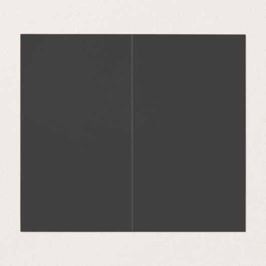 トレンディーユニーク灰色の縦巨大な赤モノグラム 名刺 (内部フラット)