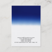 トレンディーユニーク白鉛平文 名刺 (裏面)