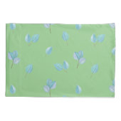 トレンディーユーカリ葉スオンセージ 枕カバー (裏面-左)