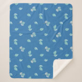 トレンディーユーカリ葉スオンブフランスのルー シェルパブランケット (正面)