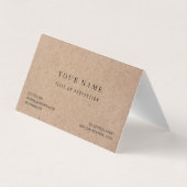 トレンディーヨガインストラクタープロフェッショナルロゴビジネス 名刺 (裏面)