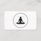 トレンディーヨガインストラクタープロフェッショナルロゴビジネス 名刺 (正面)