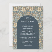 トレンディーライトパステル消色カラーフローラ新しい 招待状 (正面)