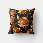 トレンディーラグジュアリービッグ金ゴールドバラコレクション クッション (裏面)