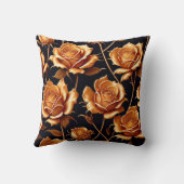 トレンディーラグジュアリーボホ金ゴールドバラコレクション クッション (裏面)