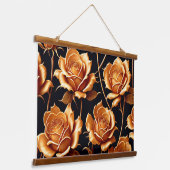 トレンディーラグジュアリーボホ金ゴールドバラコレクション 吊り下げ型タペストリー (傾斜あり)